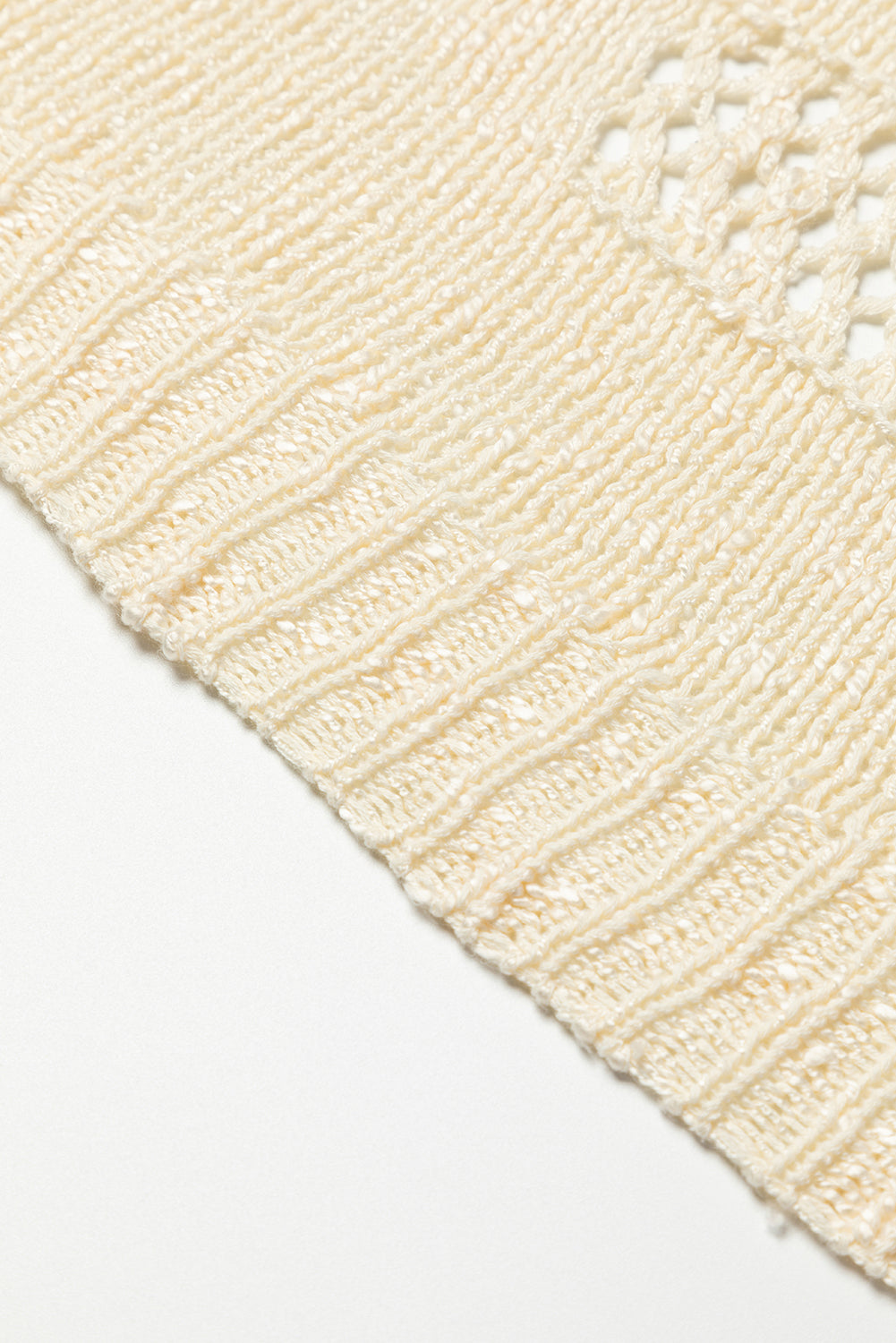 Cardigan frontale aperto in maglia slouchy taglia grande color albicocca