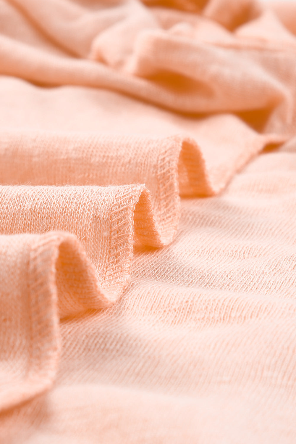 Cover-up de plage rose à manches courtes et poches, coupe ample