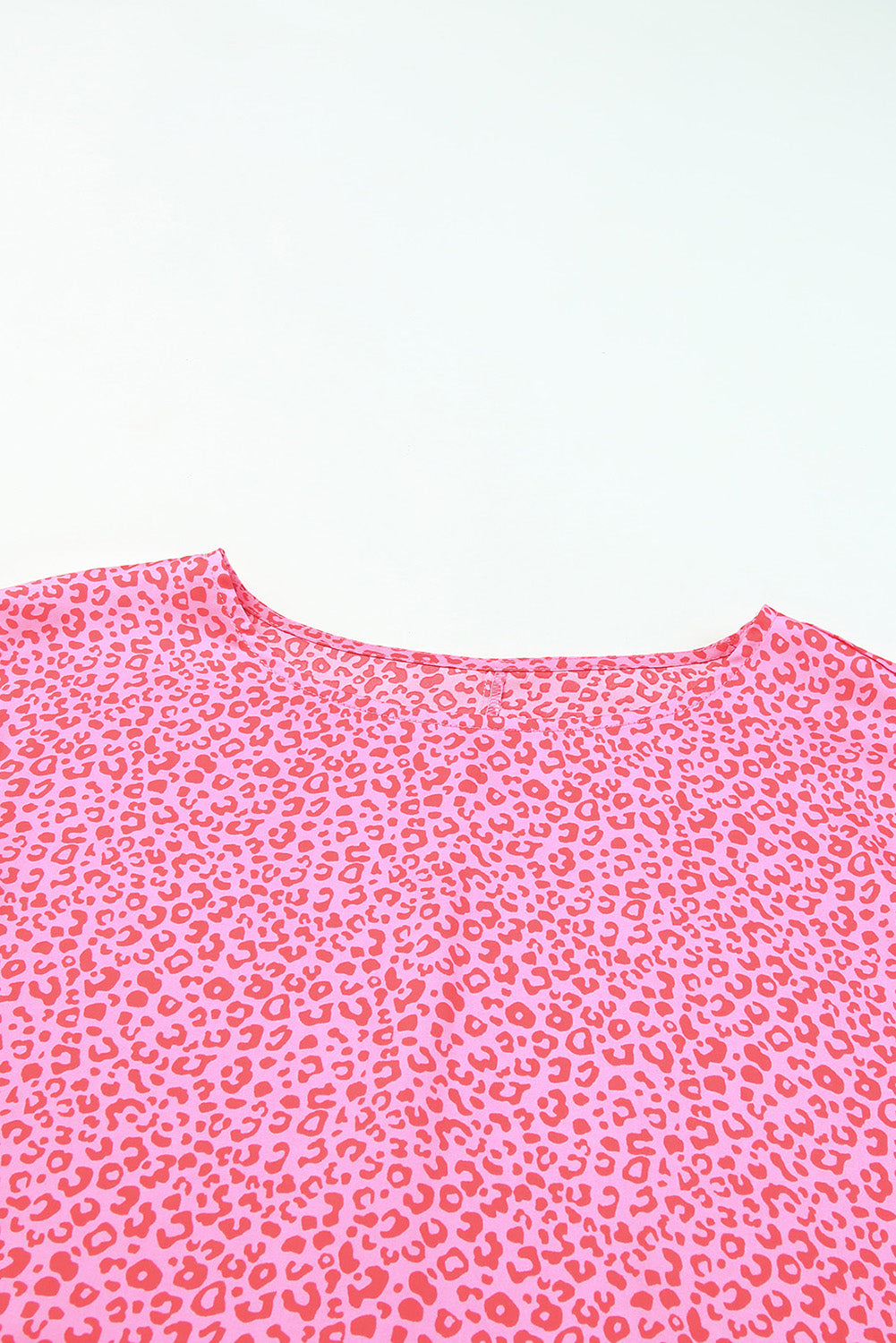 Prevelika bluza s puf rukavima u obliku leoparda