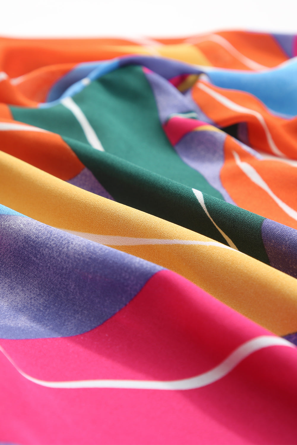 Camicia taglie forti con stampa floreale multicolore