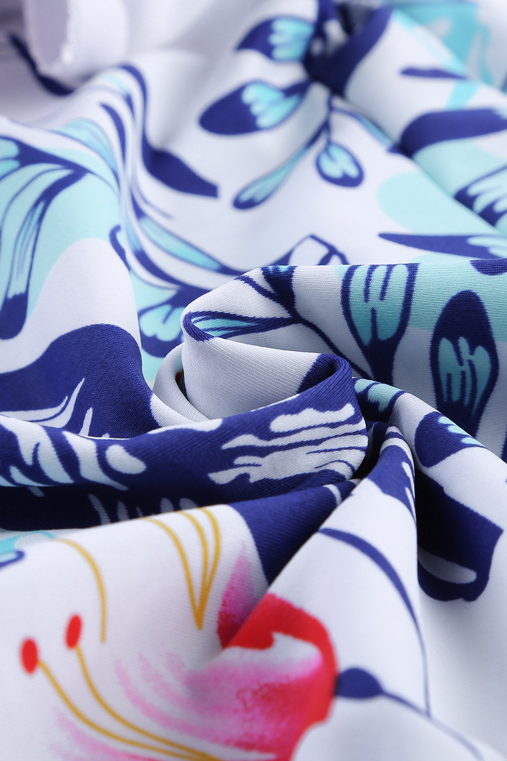 Leopard Print Criss Cross Hollow-out Tankini Swimwear