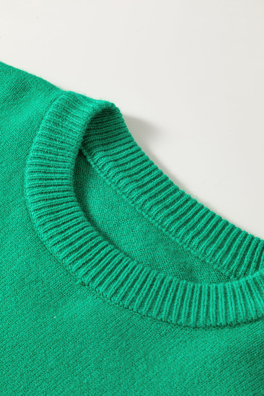 Svetlo zelen božični pulover JOYFUL z bleščicami