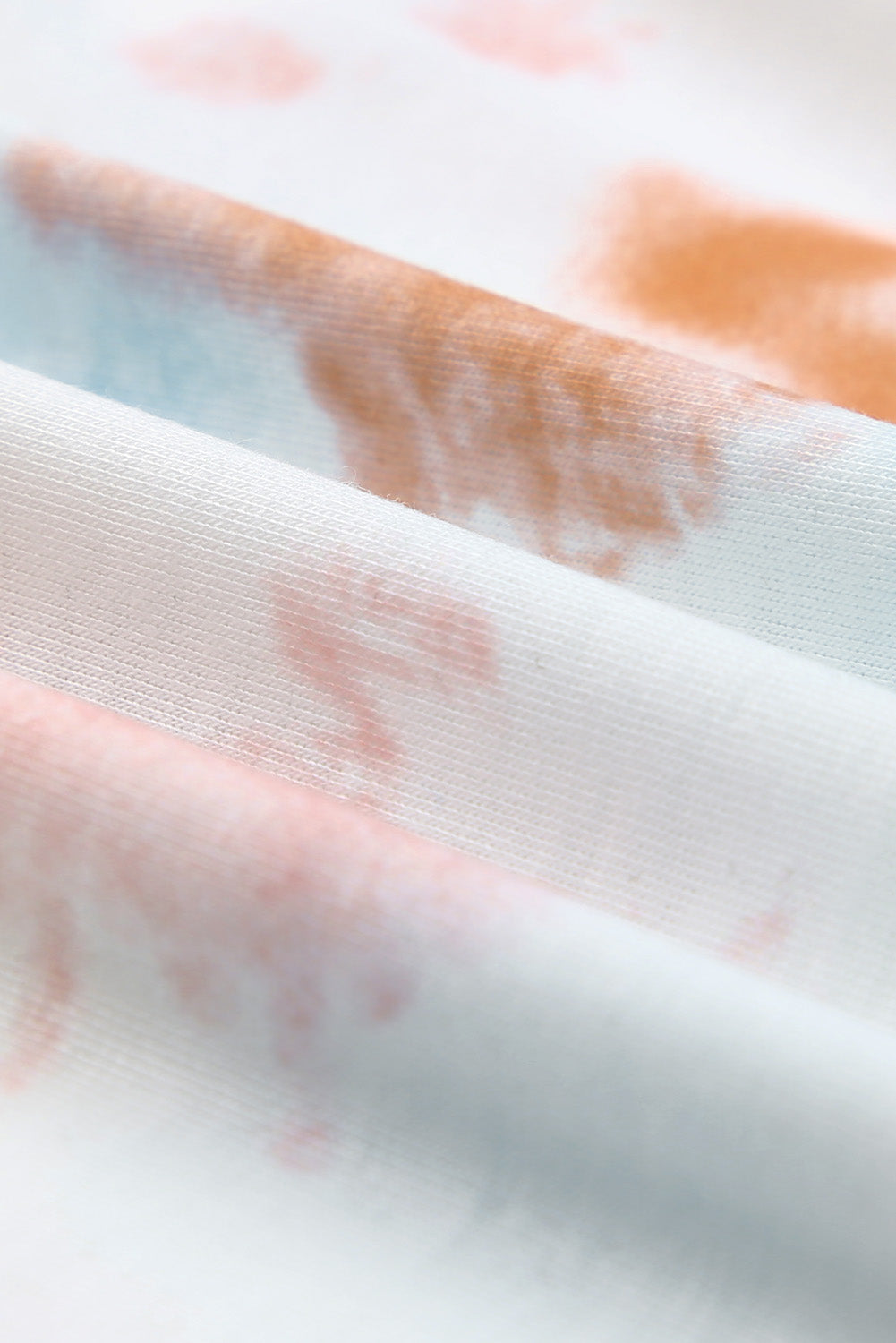 White Tie Dye lepršava majica kratkih rukava