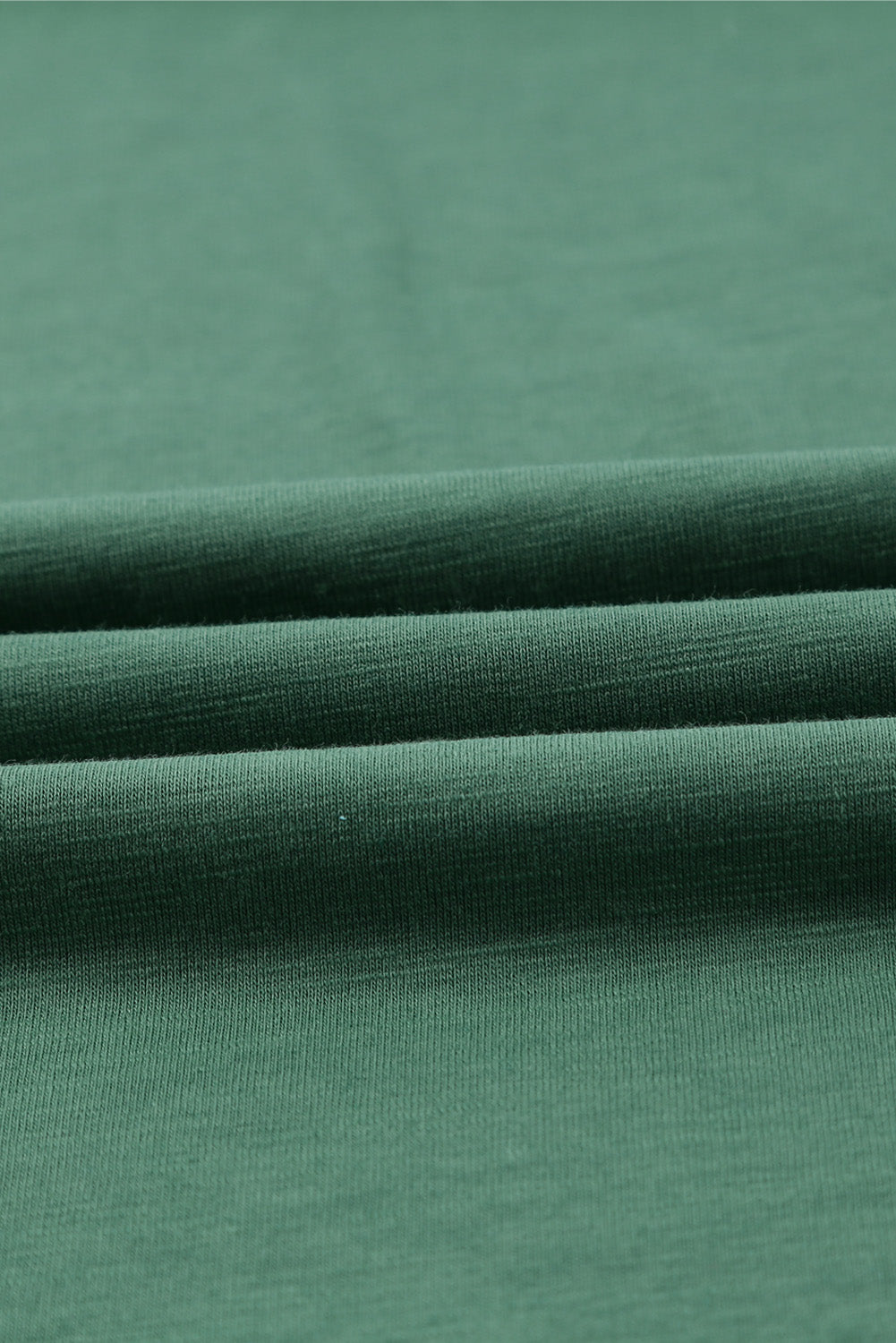 T-shirt girocollo in misto cotone Green Holes