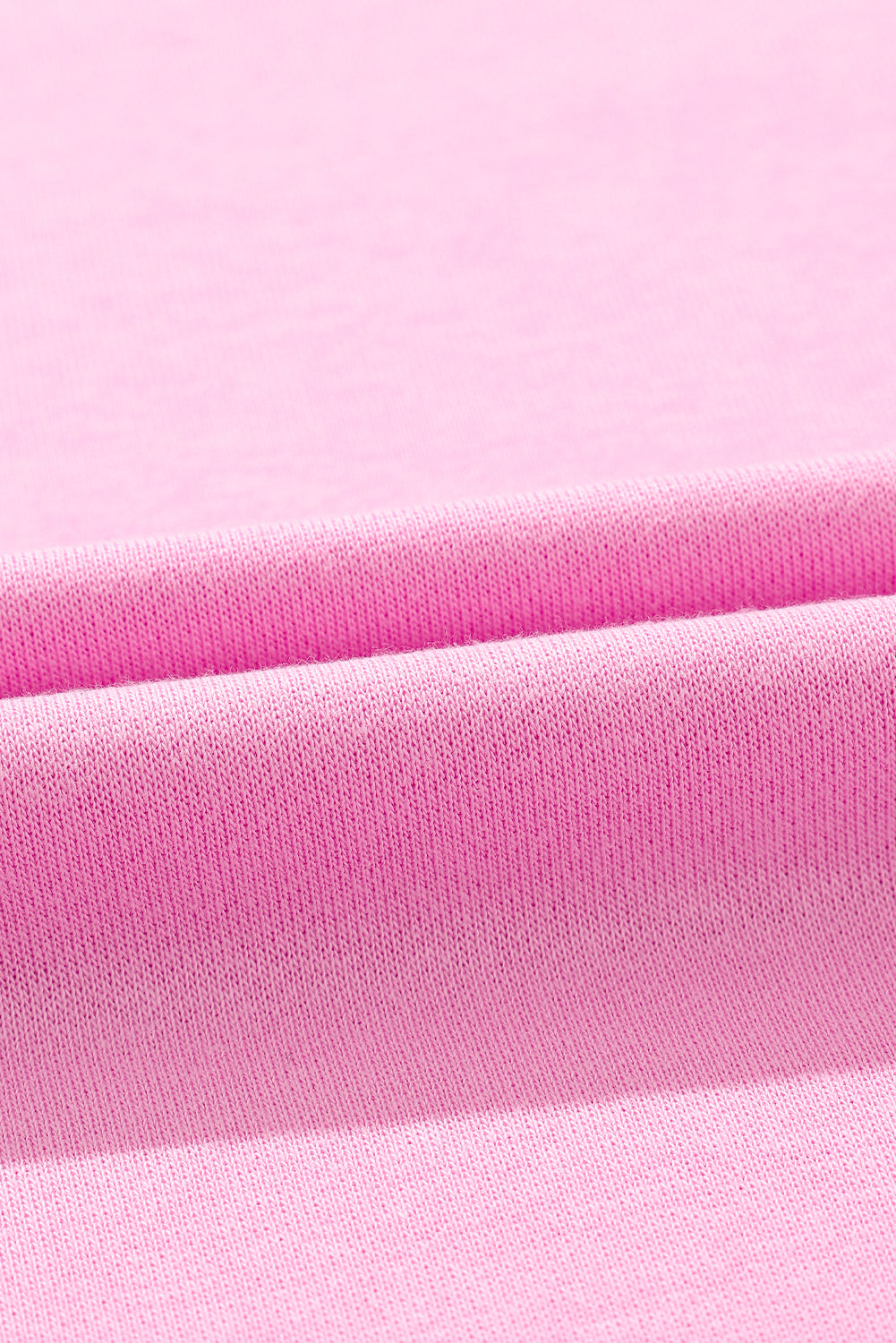 Top pullover a maniche lunghe patchwork di paillettes rosa