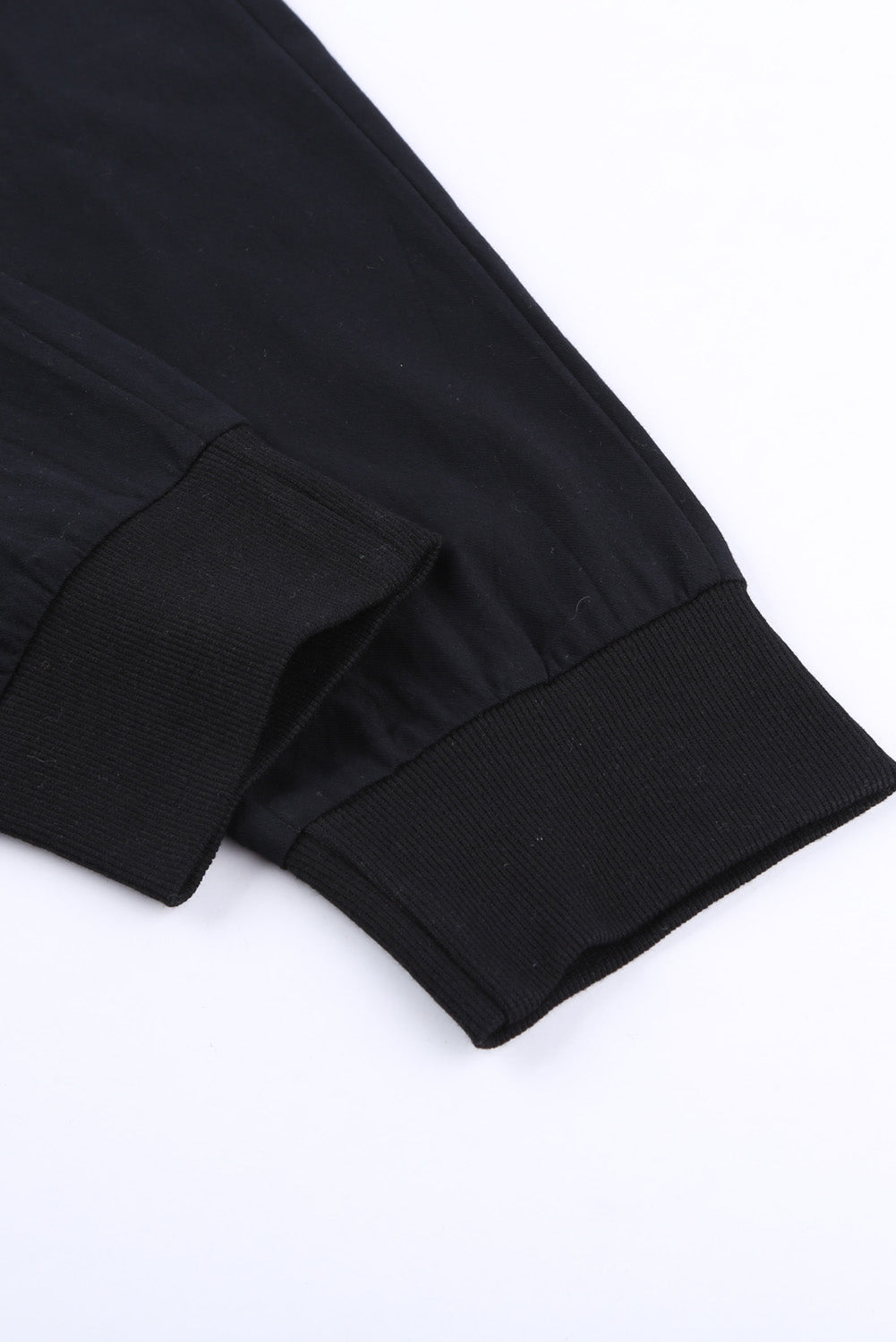 Pantalon noir à poches décontractées