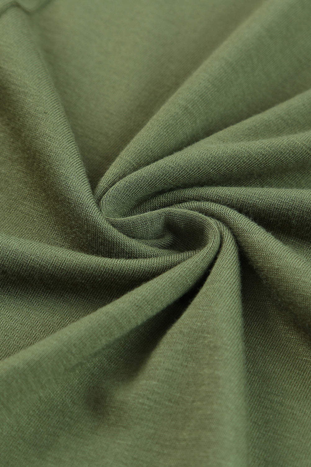 Top tunica a maniche corte con tasche laterali verde chiaro