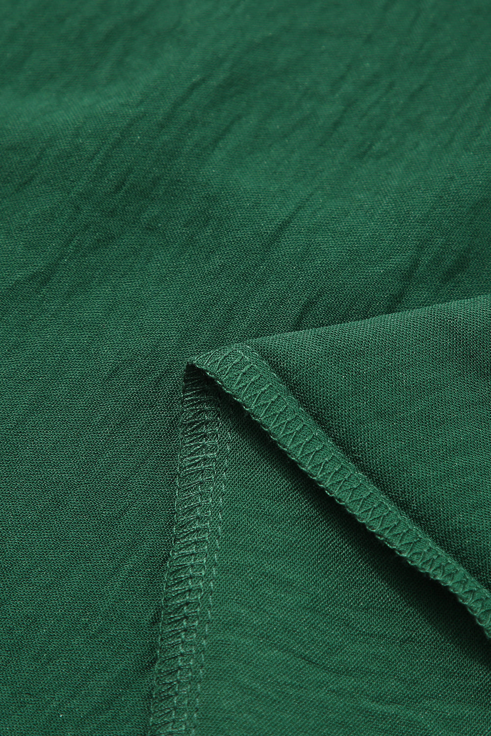 Set top e pantaloni peplo con scollo quadrato verde