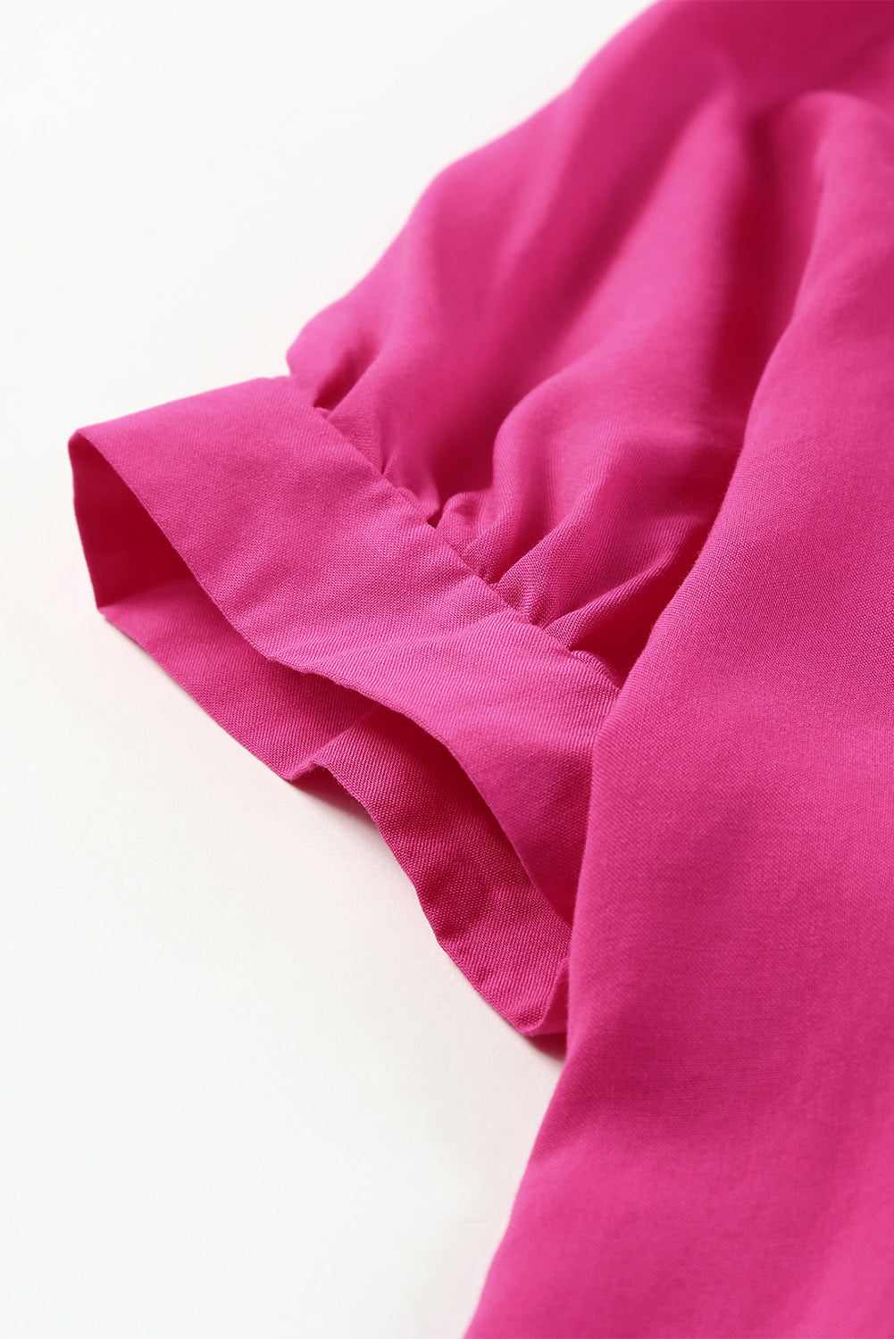 Rosafarbenes, weiches, übergroßes Dolman-Hemd