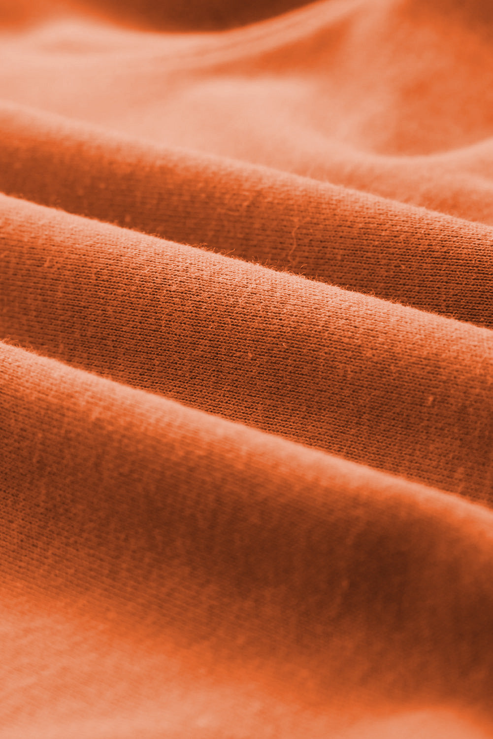 Sweat à capuche orange avec cordon de serrage et poche kangourou à lavage minéral