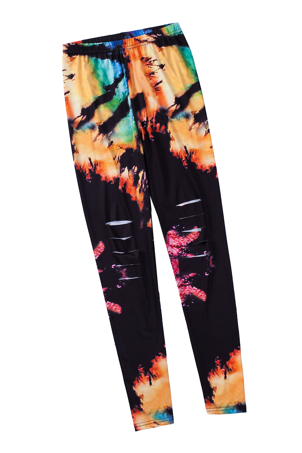 Pink Tie Dye Hollow Out Fitness Activewear pajkice