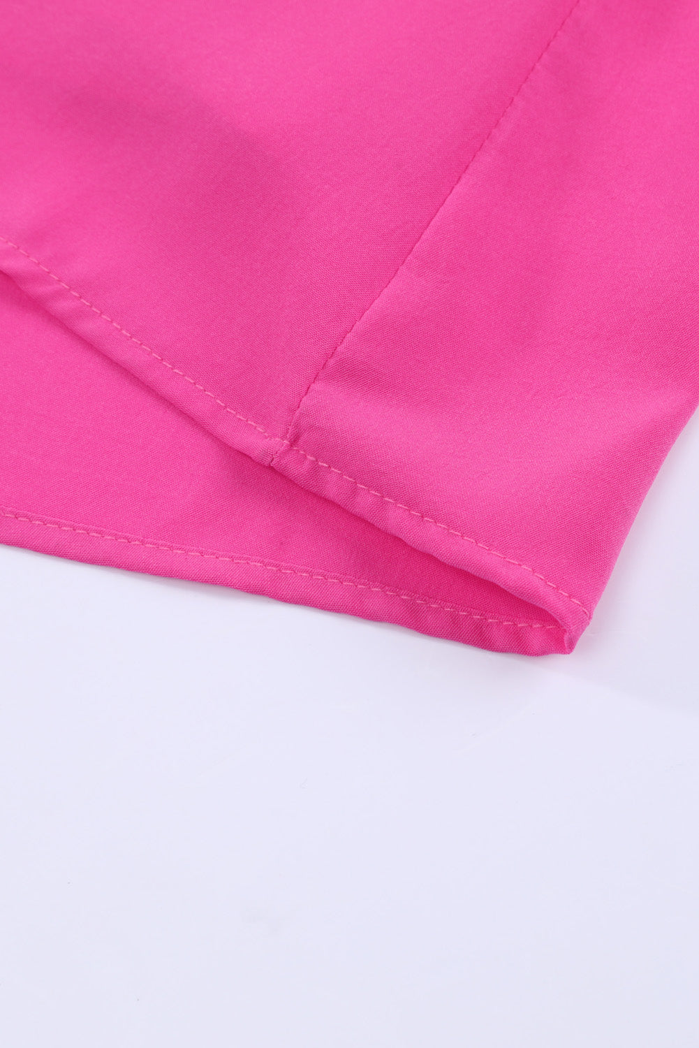Rose - Mini-Robe à Manches Volantes de Grande Taille