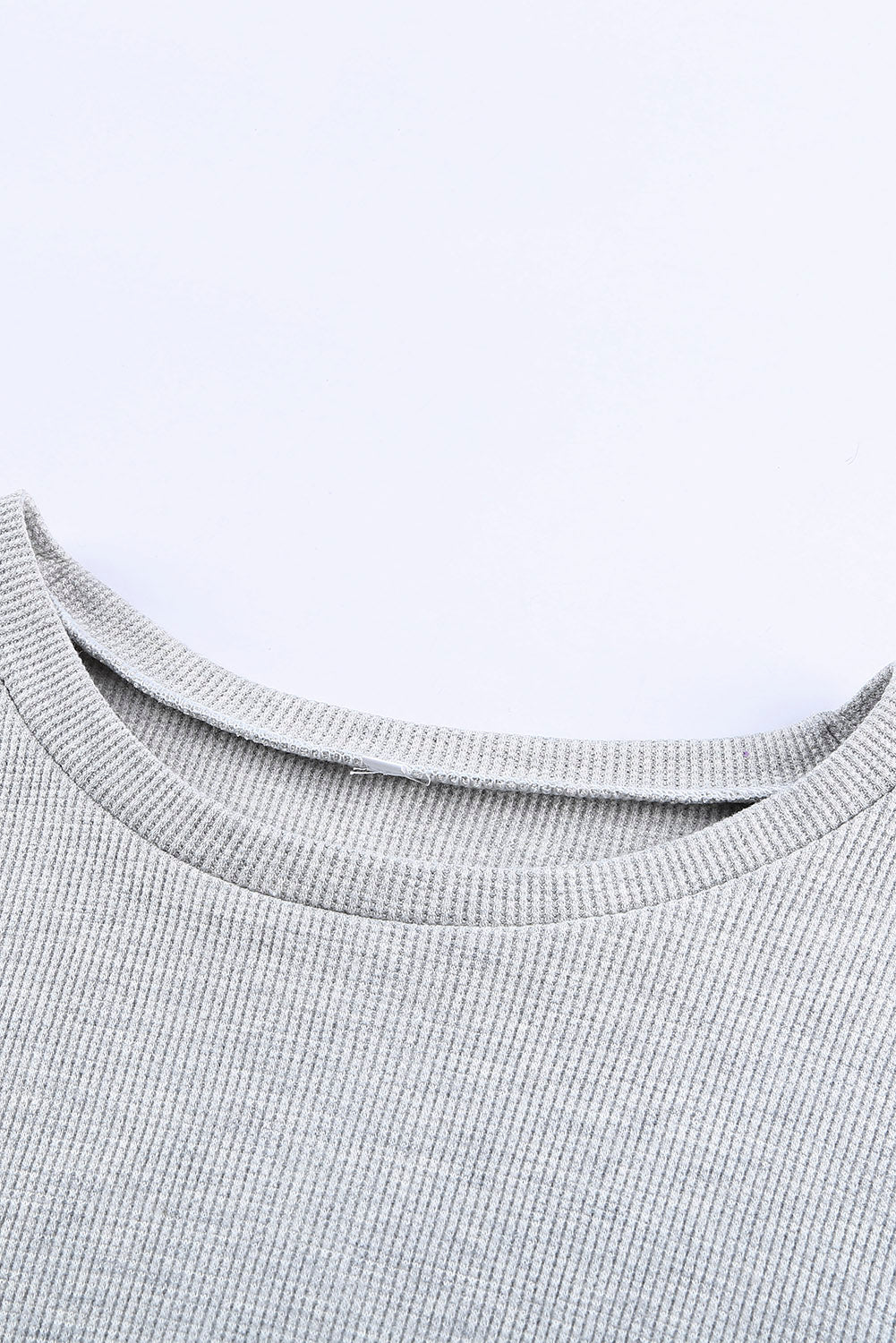 Gelbes Chevron-Waffel-Colorblock-Pullover-Sweatshirt