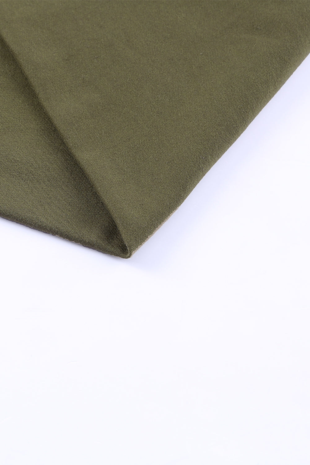 Zelena patchwork majica spuštenih ramena, prevelika