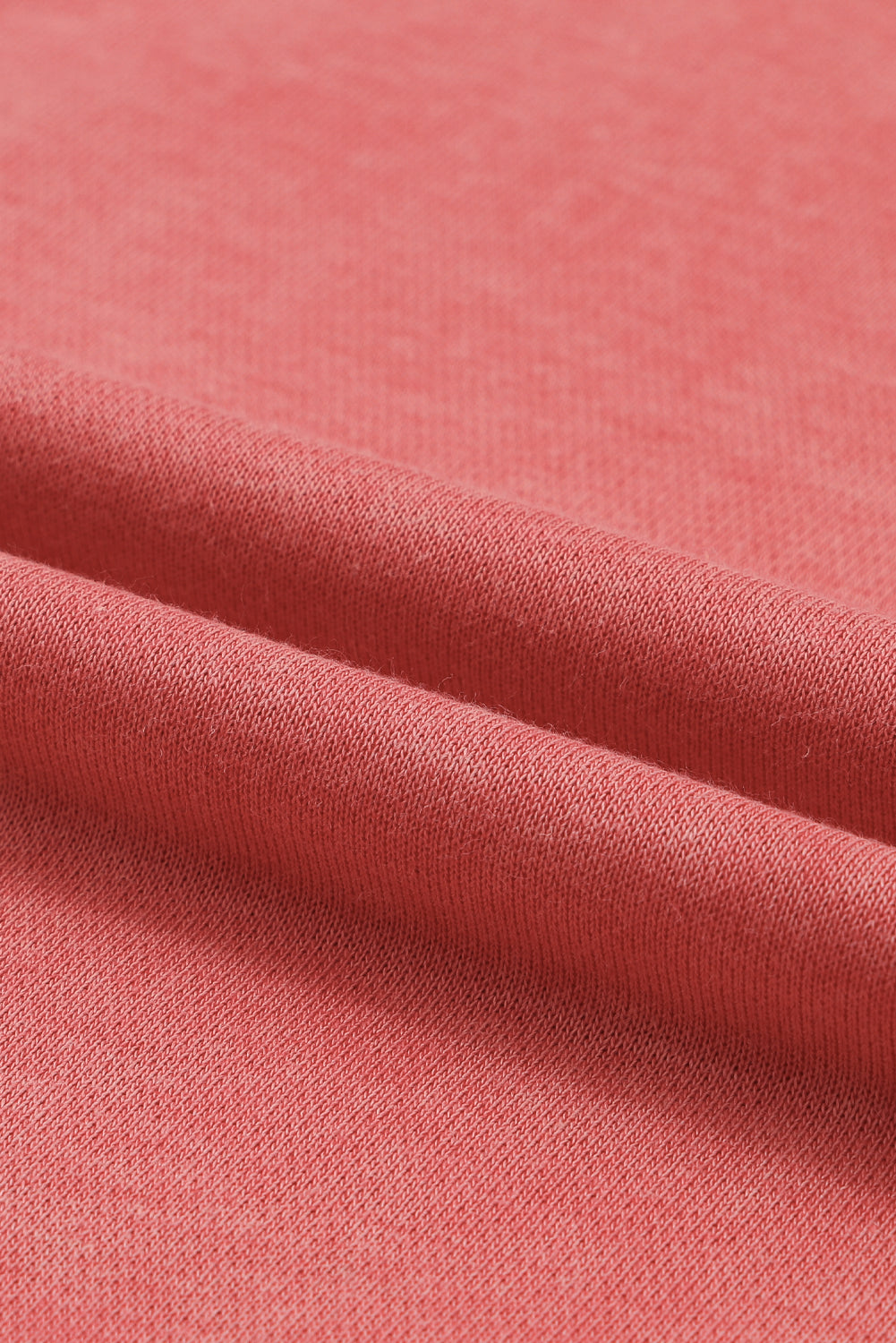 Rotes Dahlia-Pullover-Sweatshirt mit tief angesetzter Schulterpartie und Rundhalsausschnitt