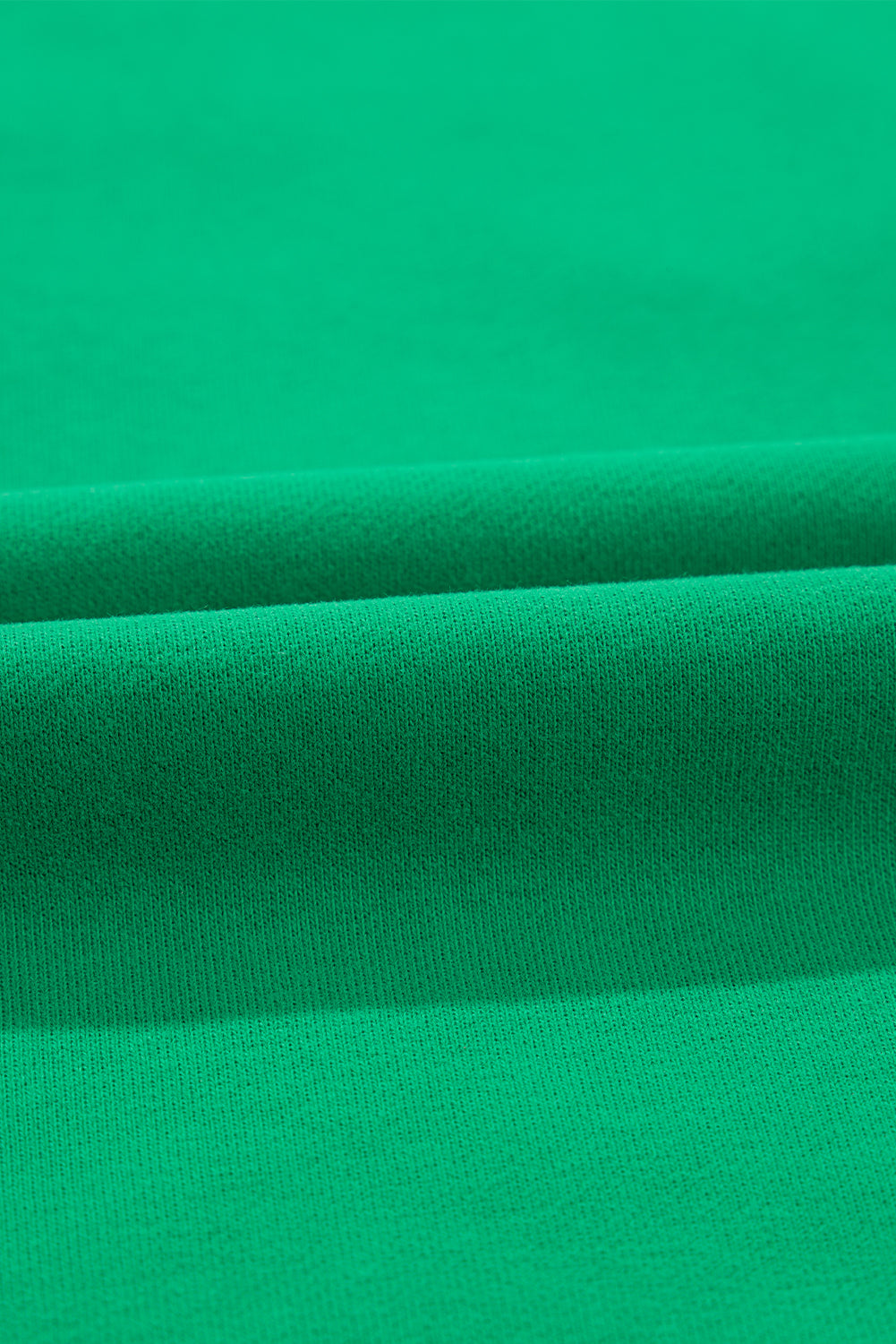 Sweat-shirt vert LUCKY Aphabet Chenille brodé