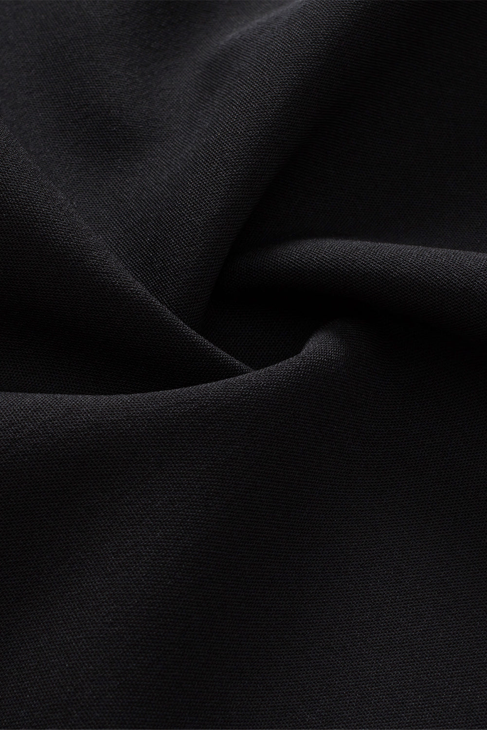 Tunique noire sans manches en patchwork de crochet bohème