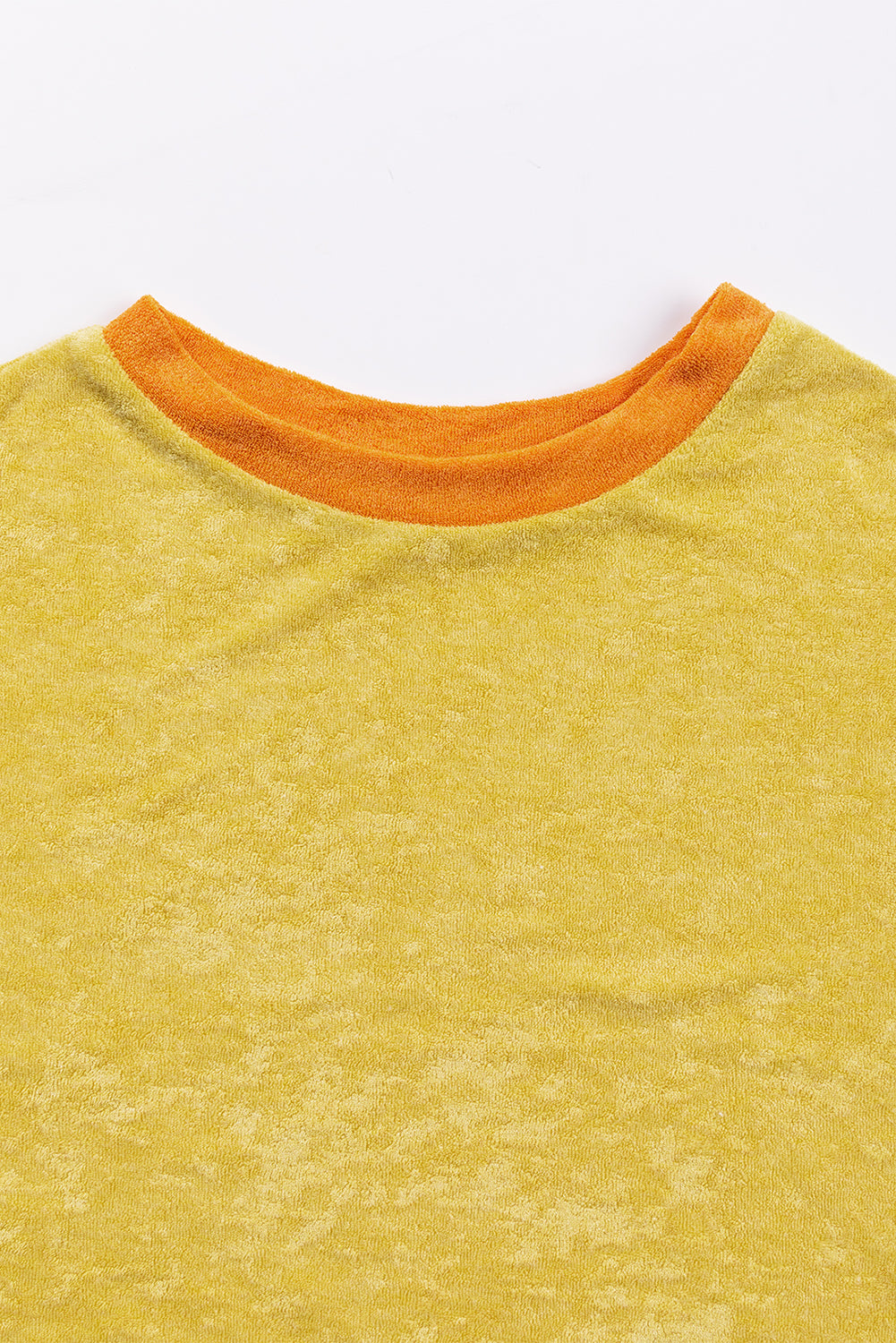 Ginger Colorblock majica na spuštena ramena s prugastim rukavima