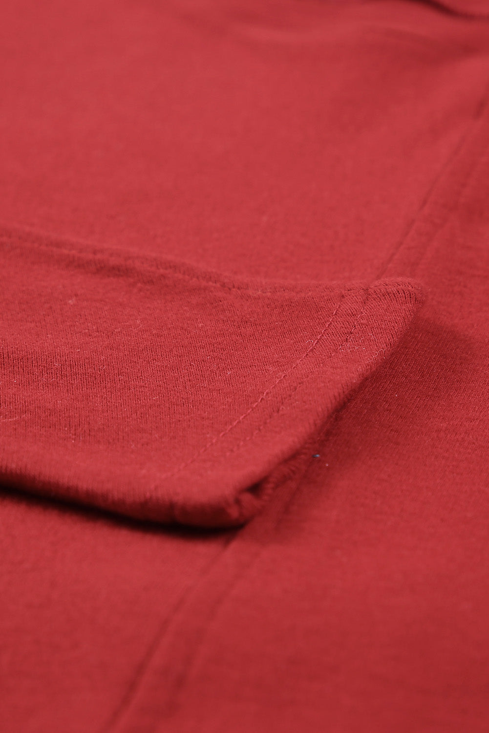 Smeđa vatrena majica dugih rukava u jednobojnoj boji