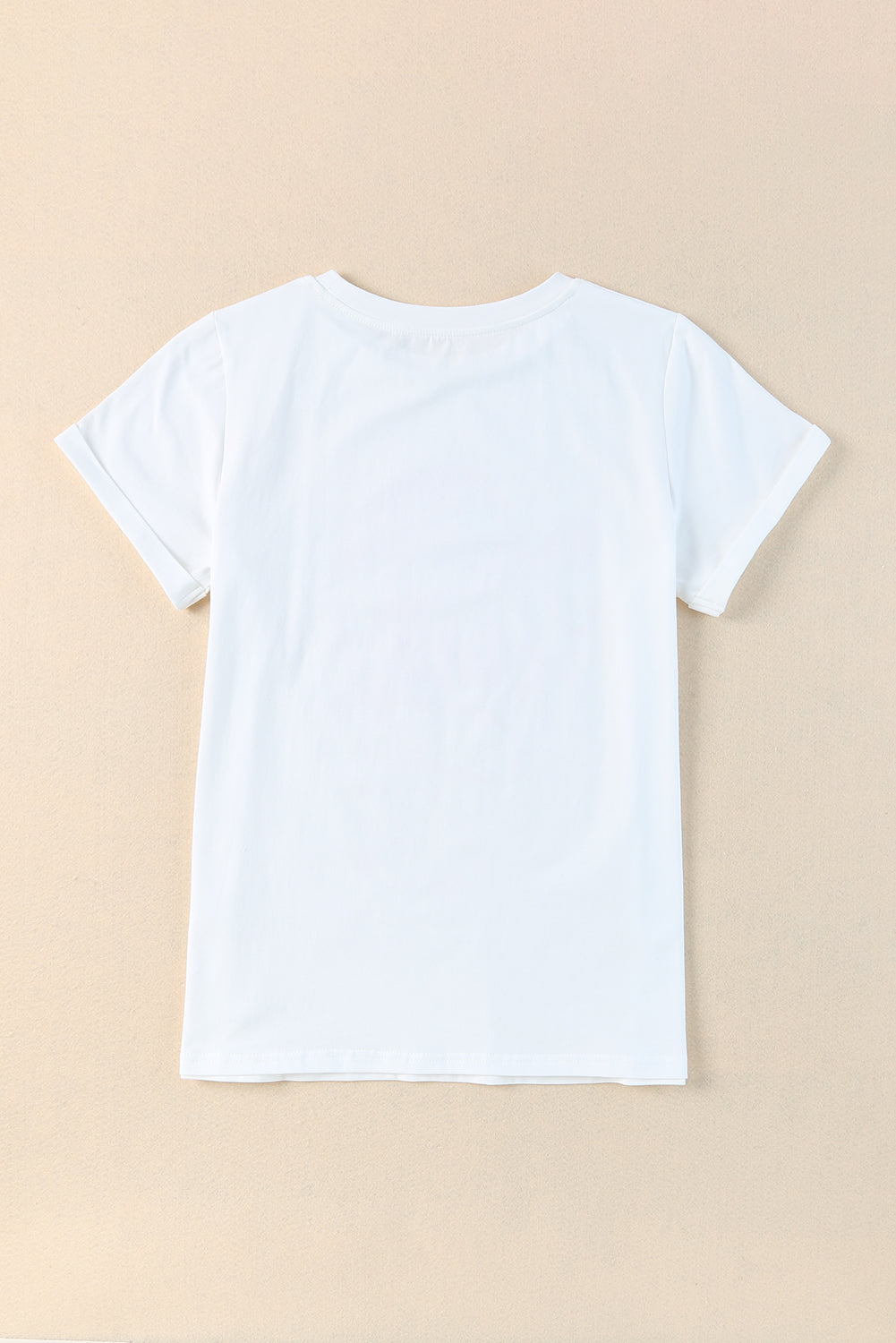 Weißes T-Shirt mit Strassstein-Howdy-Grafik
