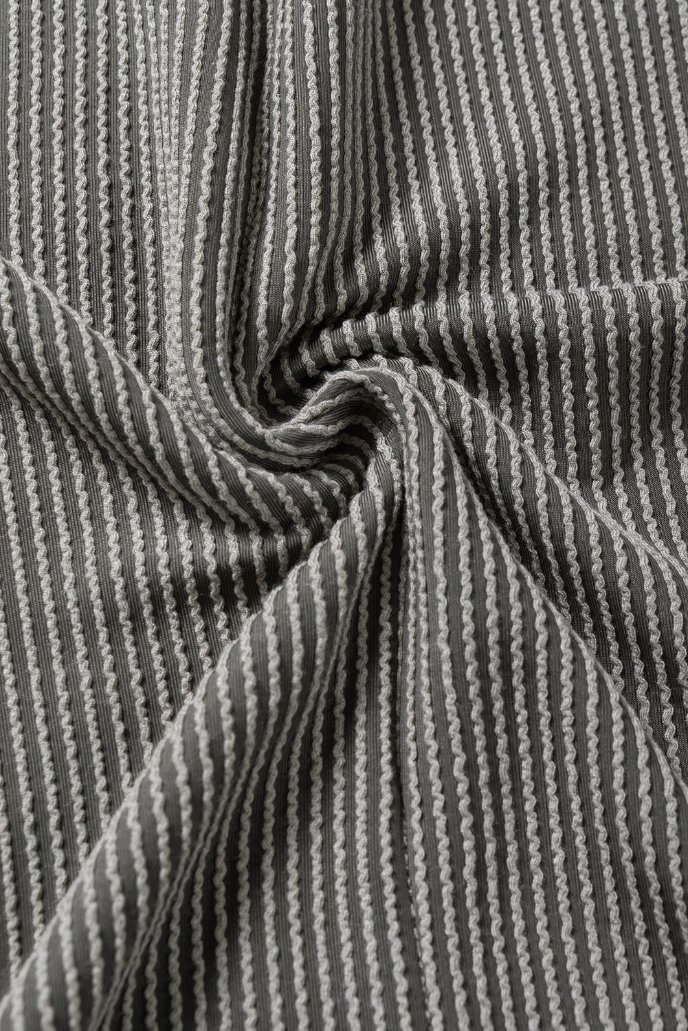 Filipinsko siva dolga obleka z vrvico in v-izrezom velike velikosti