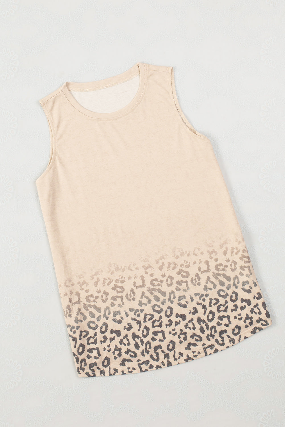 Majica s leopard printom boje marelice
