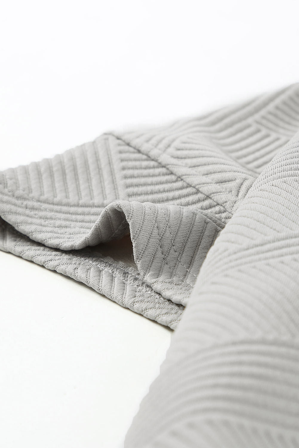 Siv 2-delni enobarvni komplet kratkih hlač z vrvico