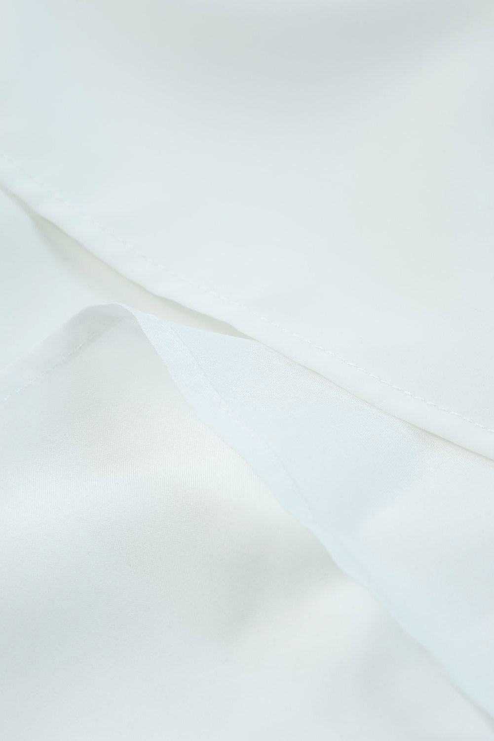 Mini abito svasato svasato in punto smock bianco
