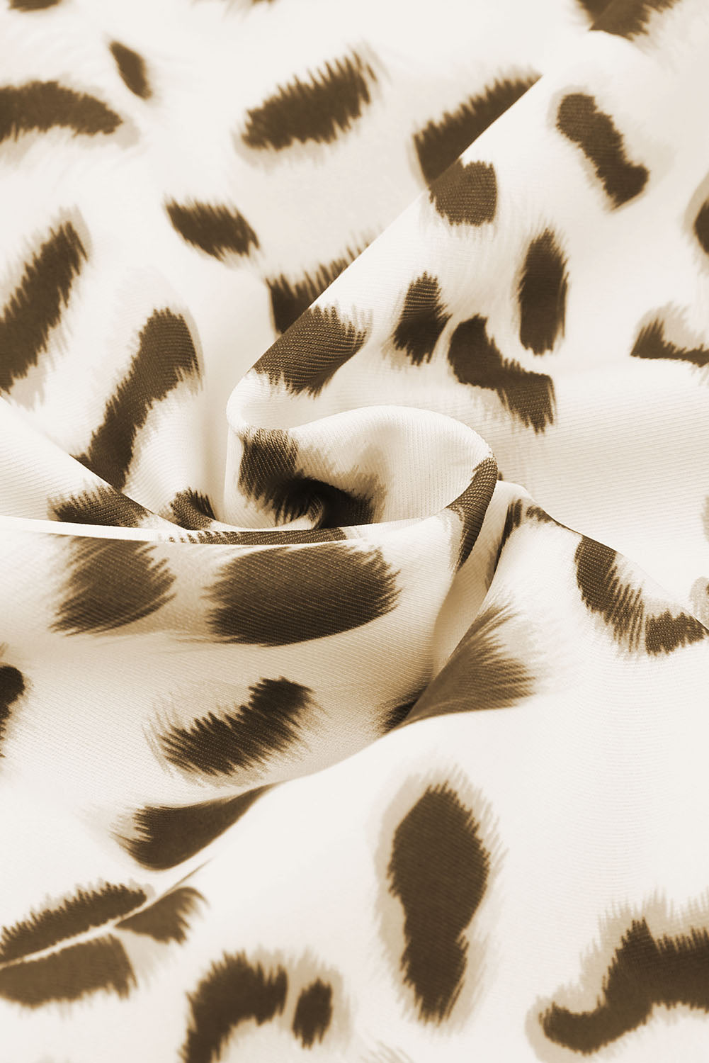 Maillot de bain une pièce ajouré à une épaule et imprimé léopard