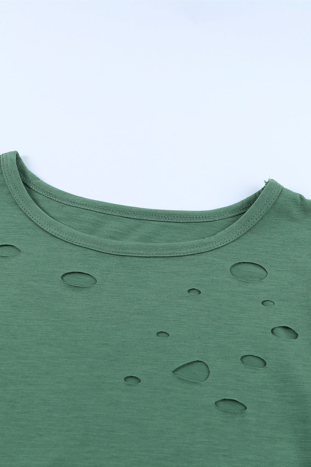 Green Holes pamučna mješovita majica s okruglim izrezom